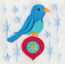 Bluebird Holly-Dazzle - Ornament 2 - Image 3