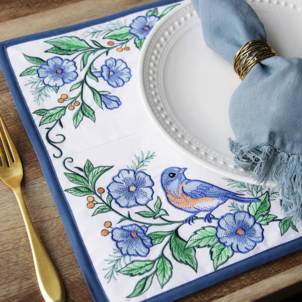 Bluebird & Morning Glory Corner 1 - Image 7