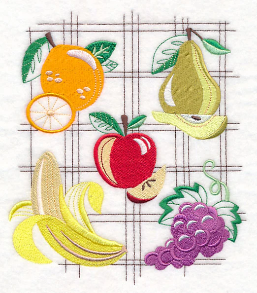 Blueprint Fruit Collage - Image 4