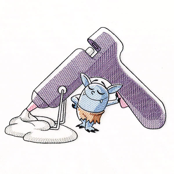 Bobblin of the Month - Hot Glue Gun Mess - Image 10