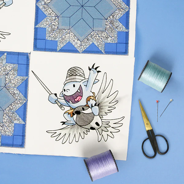 Bobblin of the Month - Riding a Chickadee