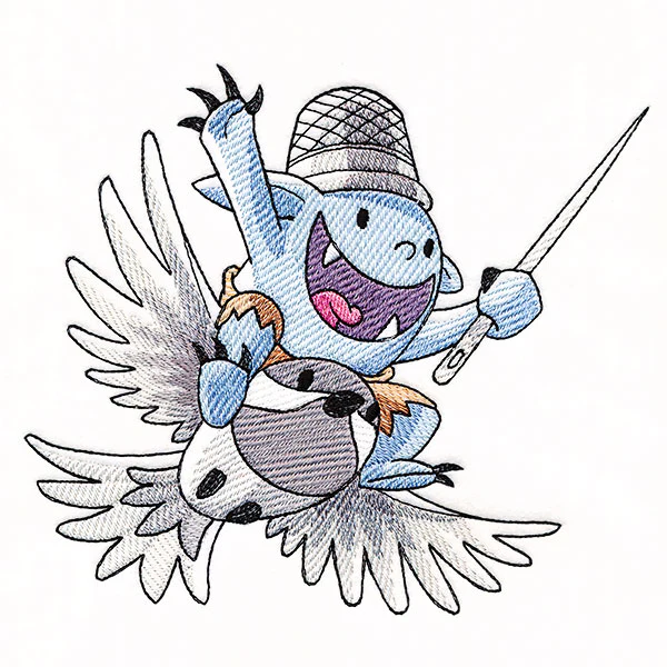 Bobblin of the Month - Riding a Chickadee - Image 4