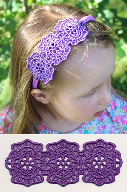 Bohemian Chic Headband (Lace) - Image 2