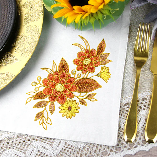 Bouquet of Shimmering Fall Blooms - Image 4