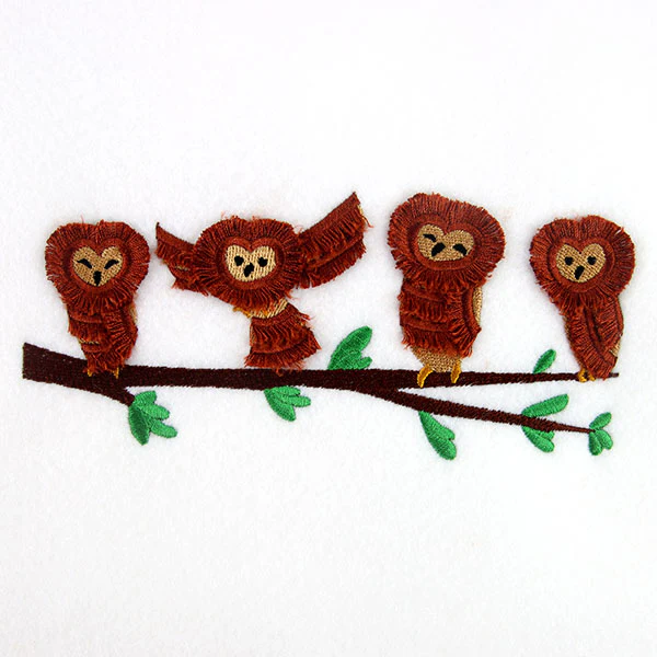 Branching Out Owls Border (Fringe) - Image 2