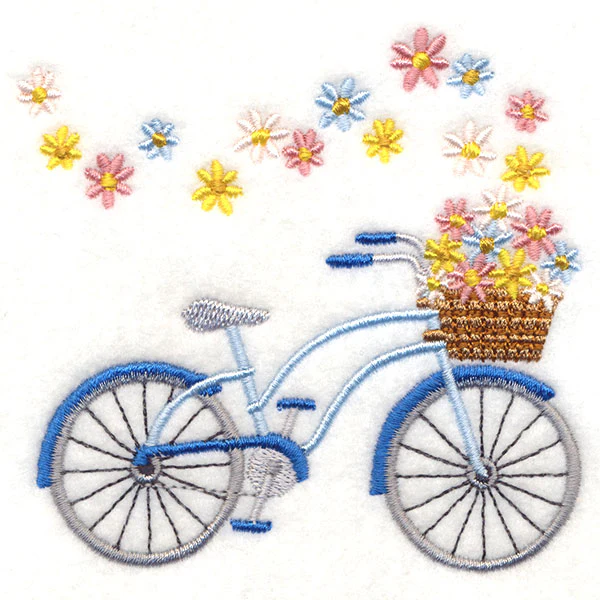 Breezy Floral Bicycle - Image 4