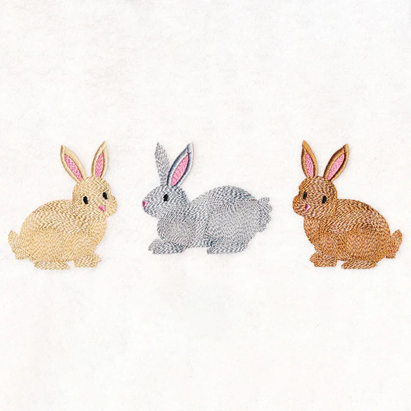 Bright and Breezy Bunnies Trio - Image 2