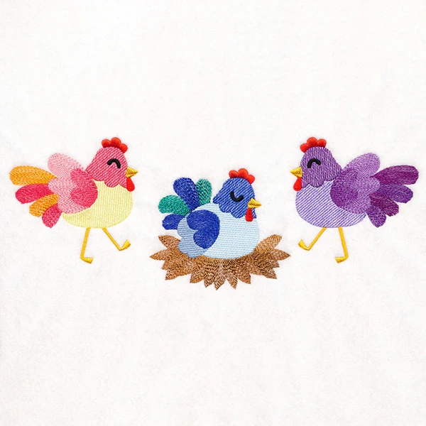 Bright and Breezy Chickens Trio - Image 6