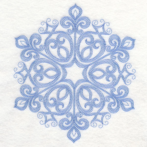 Brushstroke Snowflake - Image 2