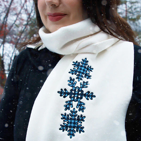 Buffalo Plaid Snowflake Trio - Image 4