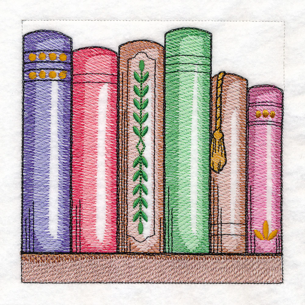 Build a Crafty Bookshelf Quilt- 6 Book Row - Image 5