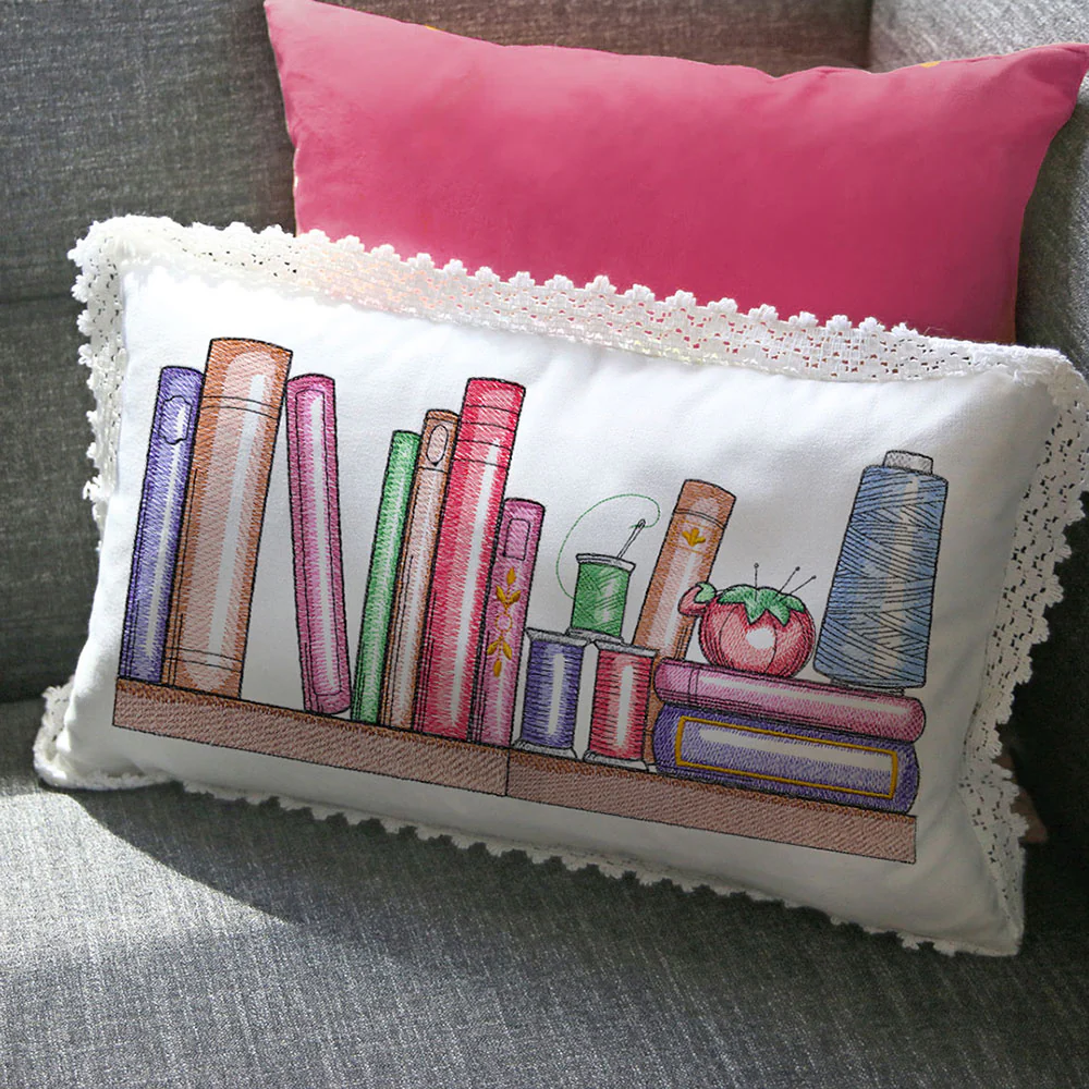 Build a Crafty Bookshelf Quilt - 7 Book Row - Image 2