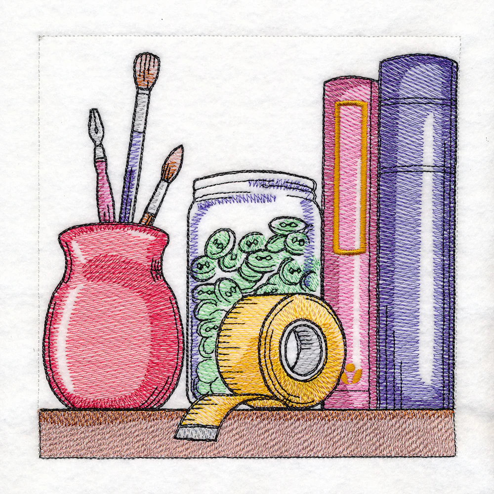 Build a Crafty Bookshelf Quilt - Crafting Supplies - Image 4