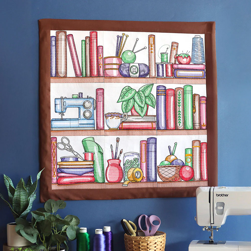 Build a Crafty Bookshelf Quilt Design Pack - Image 3