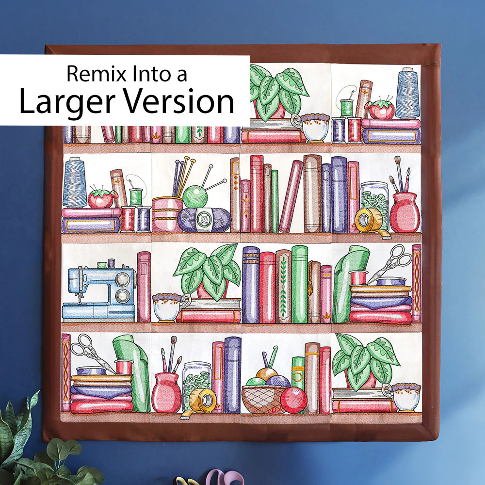 Build a Crafty Bookshelf Quilt Design Pack - Image 8