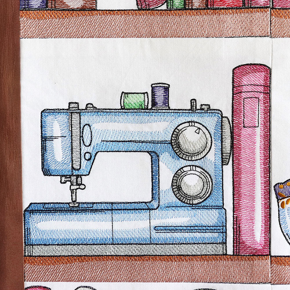 Build a Crafty Bookshelf Quilt - Sewing Machine - Image 2