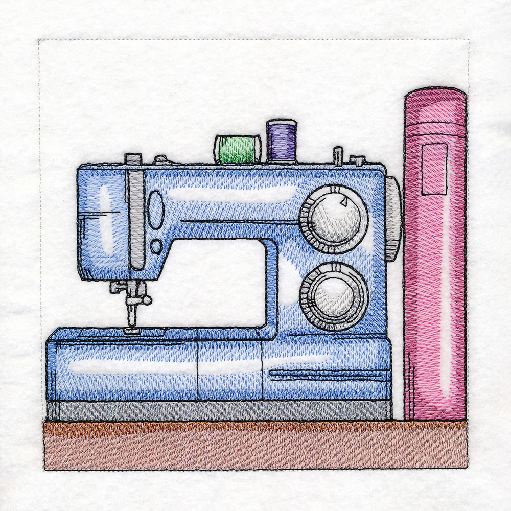 Build a Crafty Bookshelf Quilt - Sewing Machine - Image 4