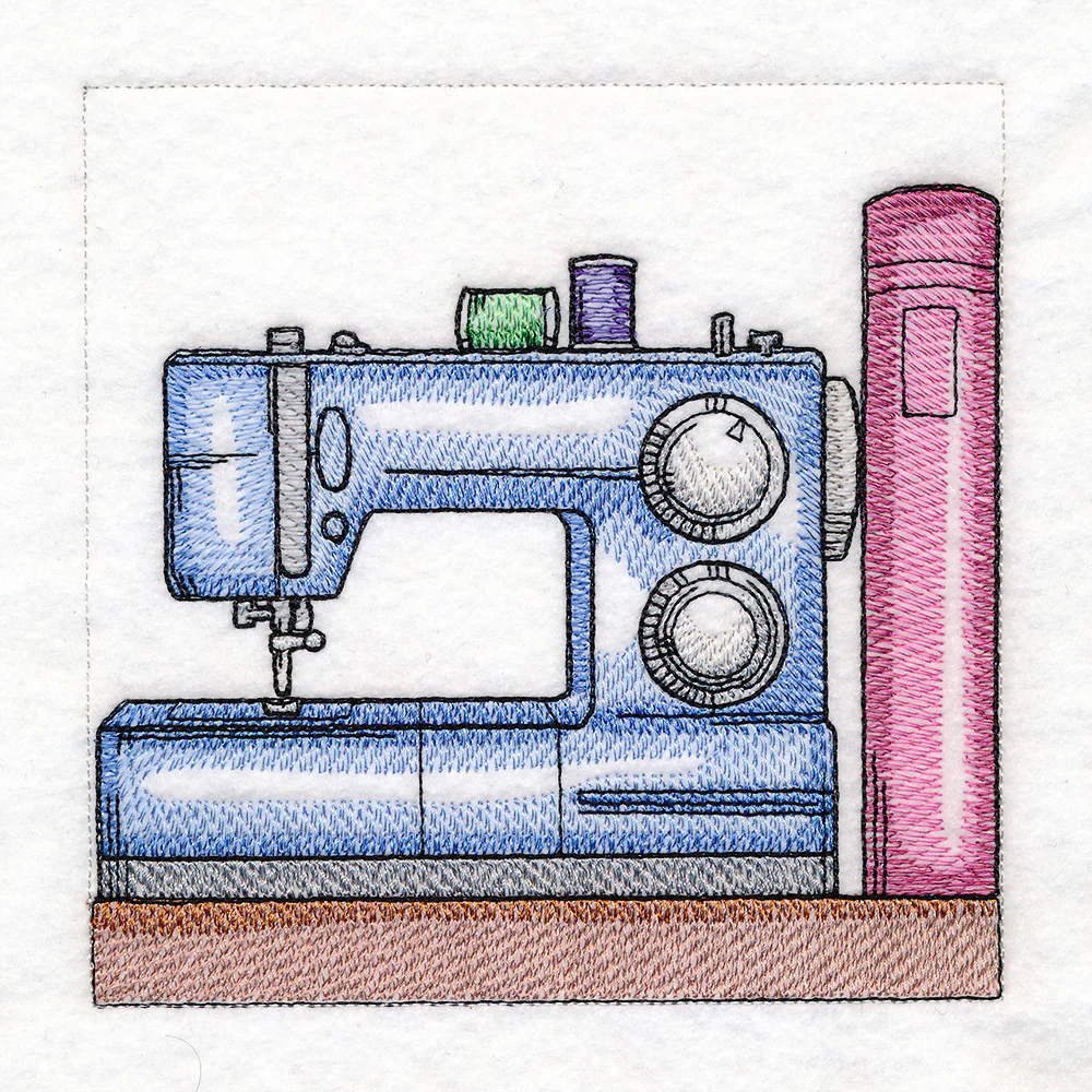 Build a Crafty Bookshelf Quilt - Sewing Machine - Image 5