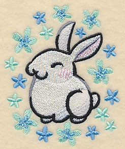 Bunny in Asian Watercolor - Image 3