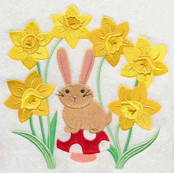 Bunny in Daffodils - Image 6