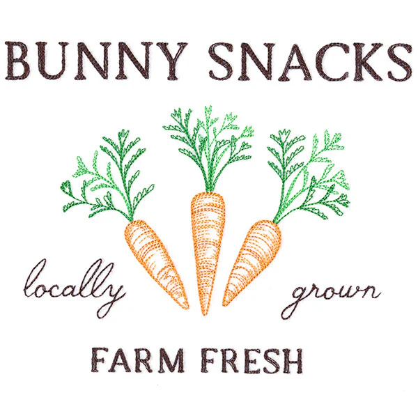 Bunny Snacks Market Sign - Image 3