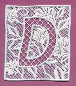 Bunting Letter D (Lace) - Image 2