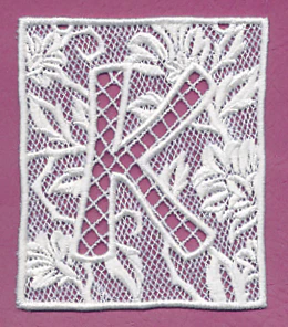 Bunting Letter K (Lace) - Image 2