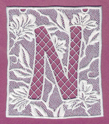 Bunting Letter N (Lace) - Image 3