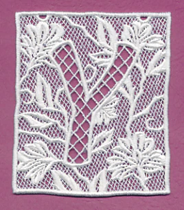 Bunting Letter Y (Lace) - Image 2