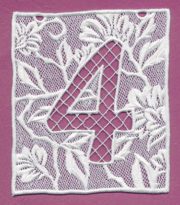 Bunting Number 4 (Lace) - Image 3