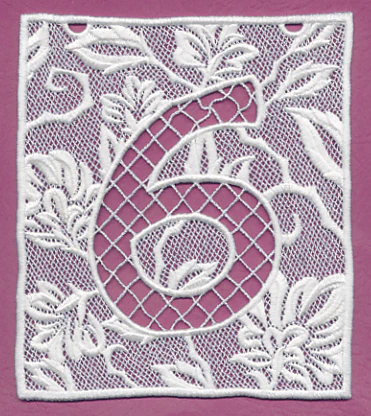 Bunting Number 6 (Lace) - Image 3