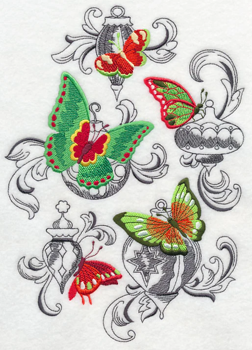 Butterflies at Christmas