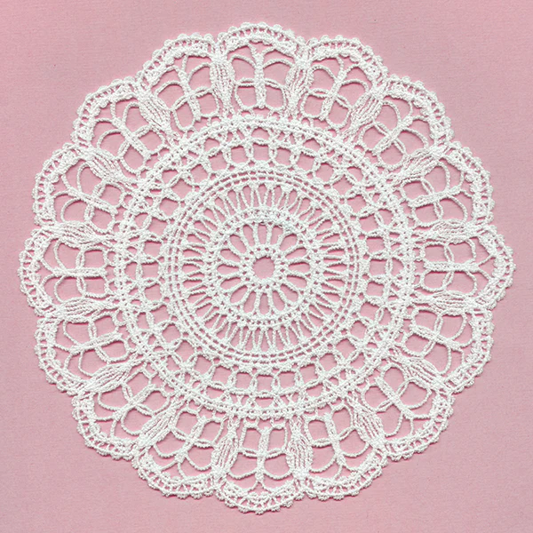 Butterfly Dreams Doily (Battenburg Lace) - Image 2
