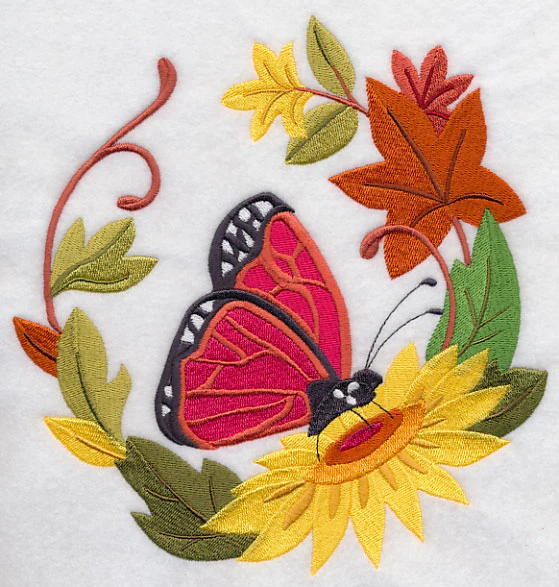 Butterfly in Autumn Wreath 2 - Image 6