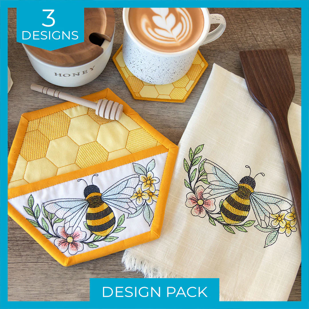 Buzzin' Bee Hexagon Kitchen Design Pack - Image 6