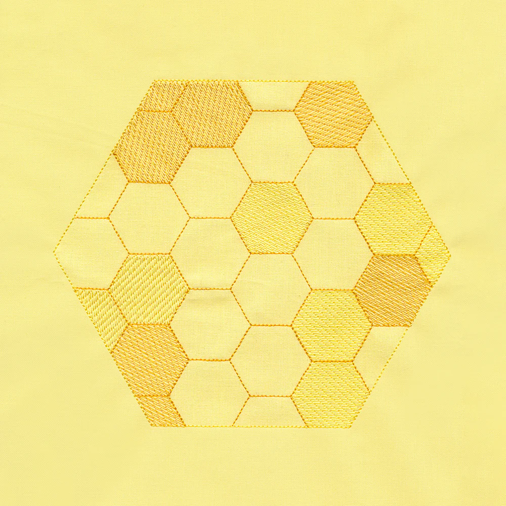 Buzzin' Bee Hexagon Pocket Potholder - Image 6