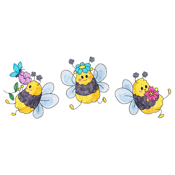 Buzzing Bee Trio - Image 5