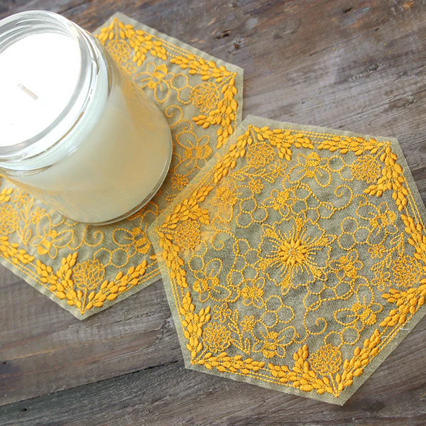Buzzing Details Honeybee Doily (Organza) - Image 6