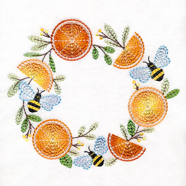 Buzzing with Sweetness Citrus Wreath - Image 7