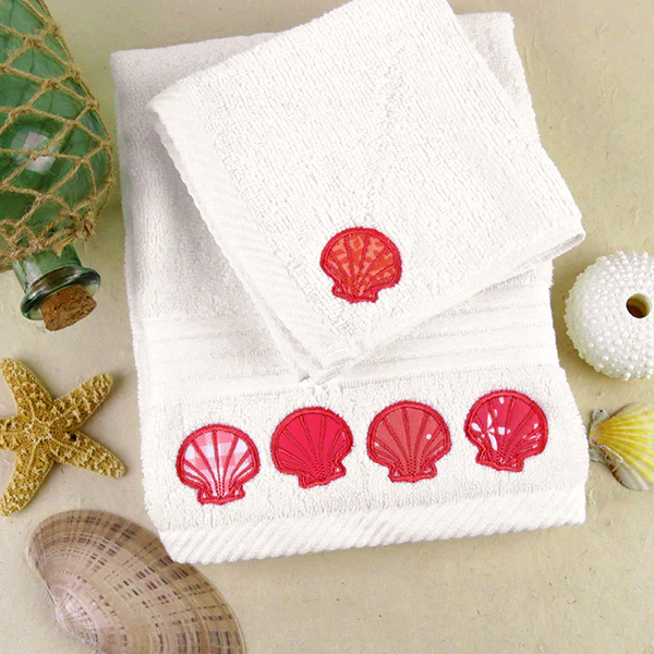 By the Sea Border - Seashell 1 (Applique) - Image 4