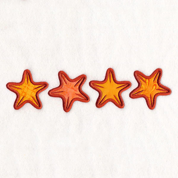 By the Sea Border - Starfish (Applique) - Image 5