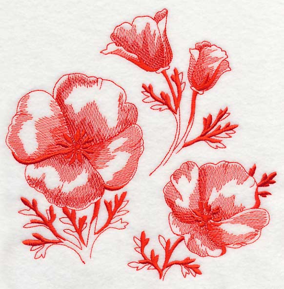 California Poppy Botanical (Toile) - Image 6