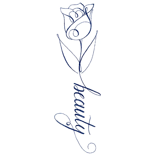 Calligraphy in Bloom - Beauty