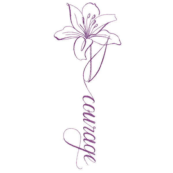 Calligraphy in Bloom - Courage - Image 6