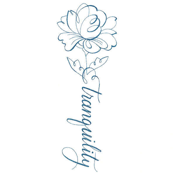 Calligraphy in Bloom - Tranquility - Image 6