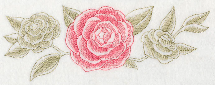Camellia Border (Toile) - Image 2