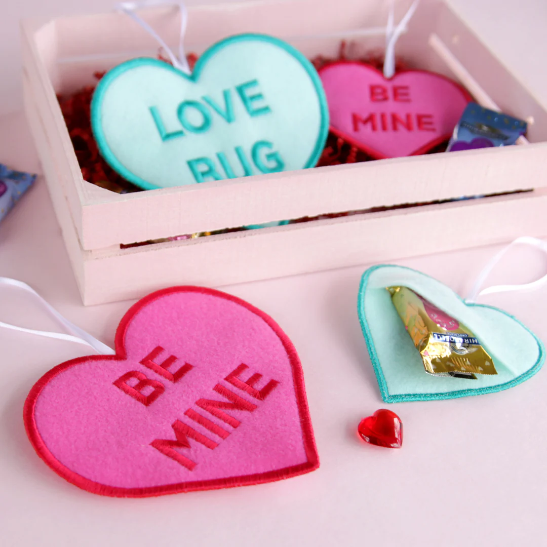 Candy Heart Treat Holder - Be Mine (In-the-Hoop) - Image 15