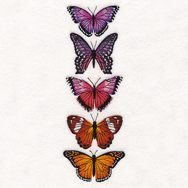 Cascading Butterflies of the Forest - Image 3