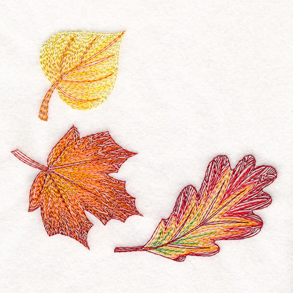 Cascading Leaves in Autumn Corner - Image 5