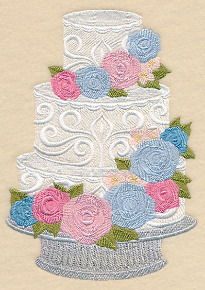 Cascading Roses Cake - Image 3